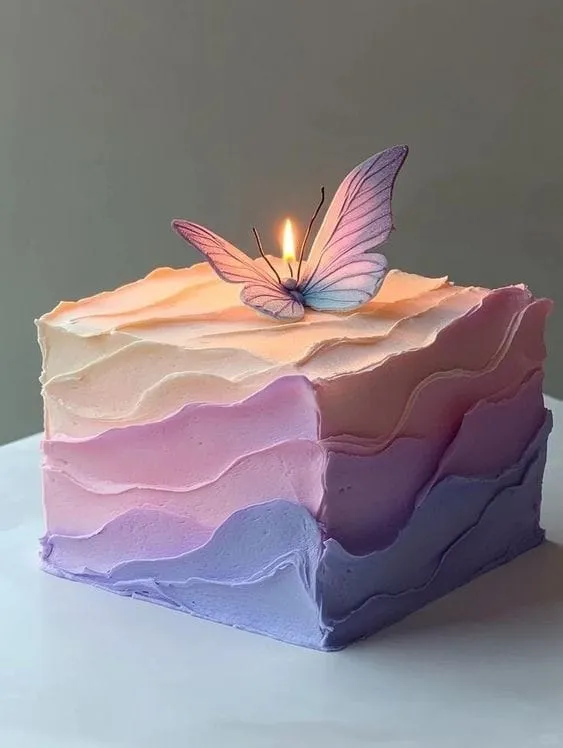 Butterfly Birthday Cake